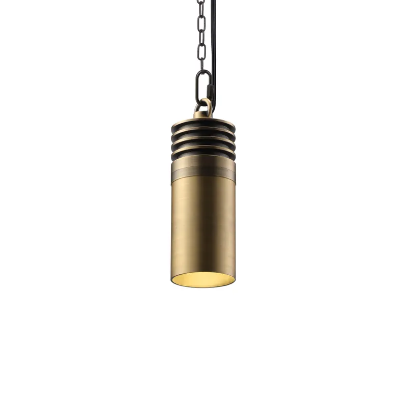 Cilindrico 12V Outdoor Pendant & Patio Light - Brass Yellow - 2700K — TORCHSTAR Lighting LED Pendant Lights  2700K