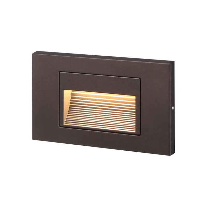 Pro 120V Parallel Retro Baffle Step & Deck Light - Thin Layers - 3000K — TORCHSTAR Lighting LED Bollards & Pathway Lights  3000K