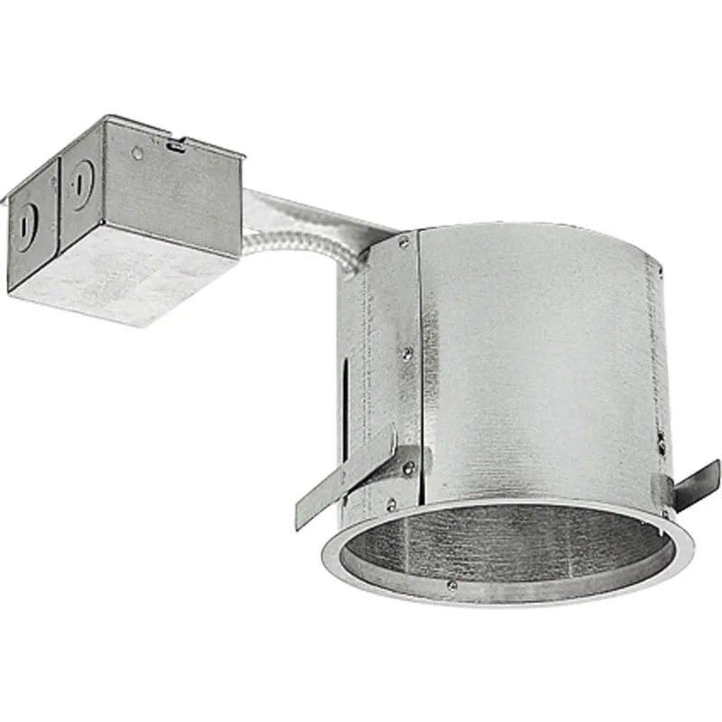 6in Shallow Remodel IC and Non-IC Housing — Progress Lighting LED Downlights  