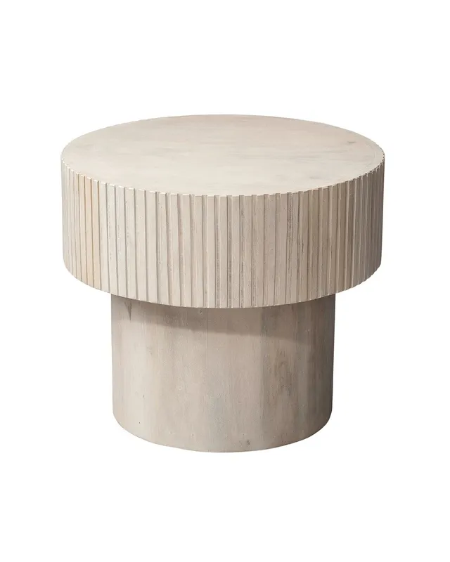 Notch Round Side Table — Jamie Young Co LED General Lighting  