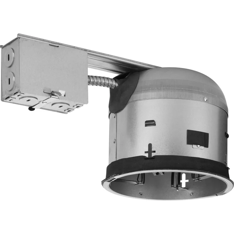 6in Remodel IC/Non-IC Air-Tight Shallow Housing — Progress Lighting LED Downlights  