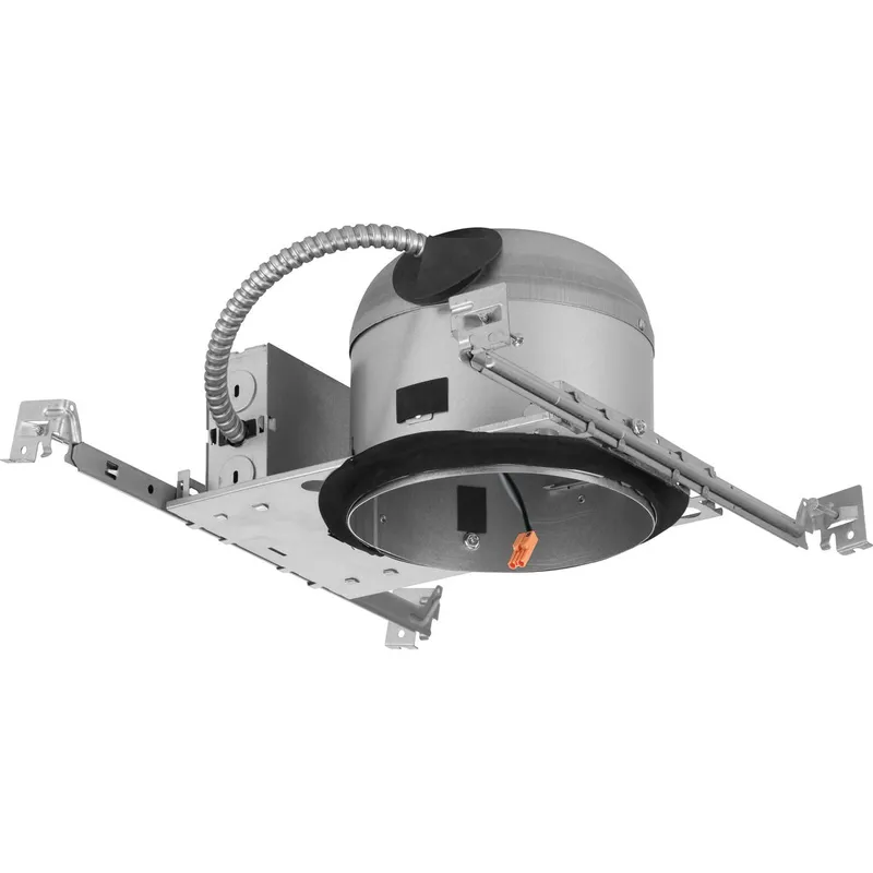 6" LED Construction Shallow IC/Non-IC Air-Tight Housing — Progress Lighting LED Downlights  