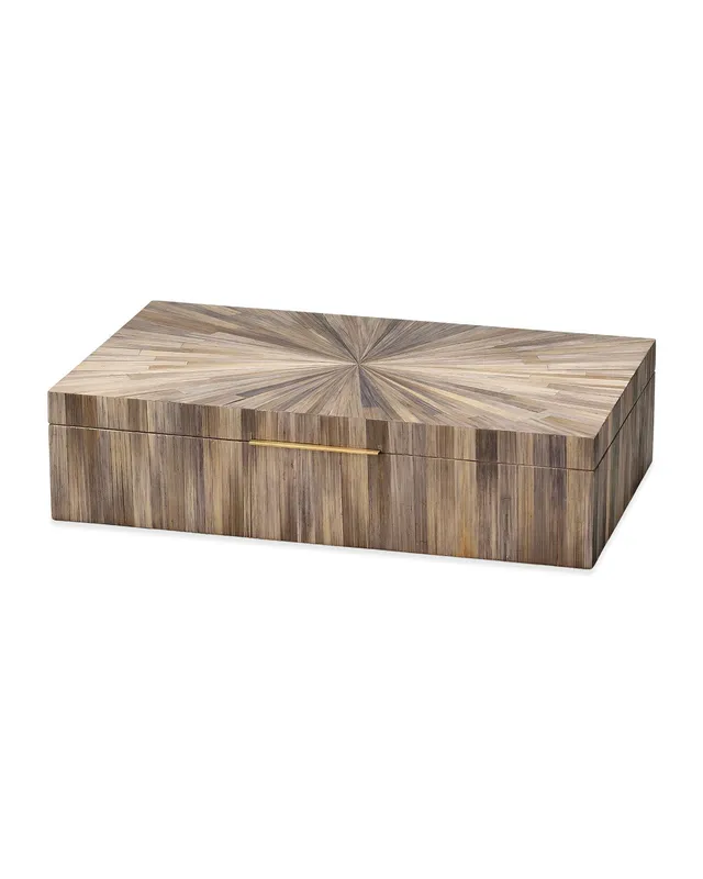 Palm Marquetry Box — Jamie Young Co LED General Lighting  