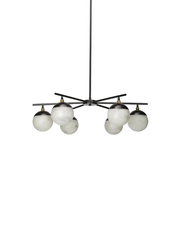Metro 6-Light Chandelier — Jamie Young Co LED Pendant Lights  