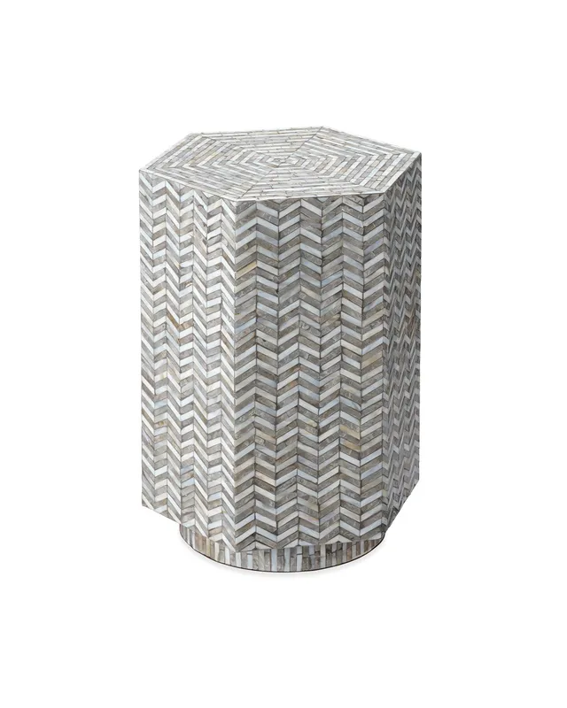 Brando Hexagon Side Table — Jamie Young Co LED General Lighting  