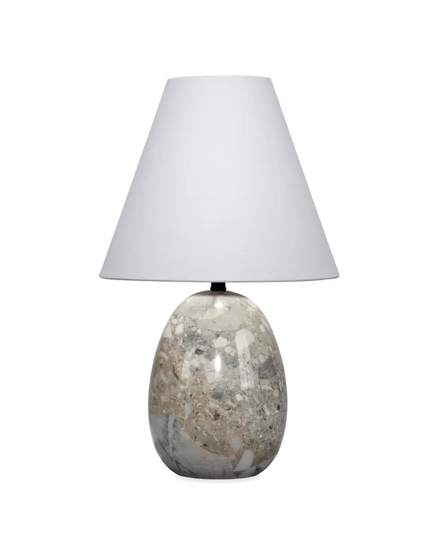 Capsule Table Lamp - Travertine — Jamie Young Co LED General Lighting  