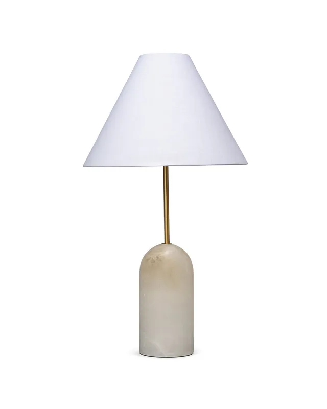 Holt Table Lamp - Alabaster — Jamie Young Co LED General Lighting  