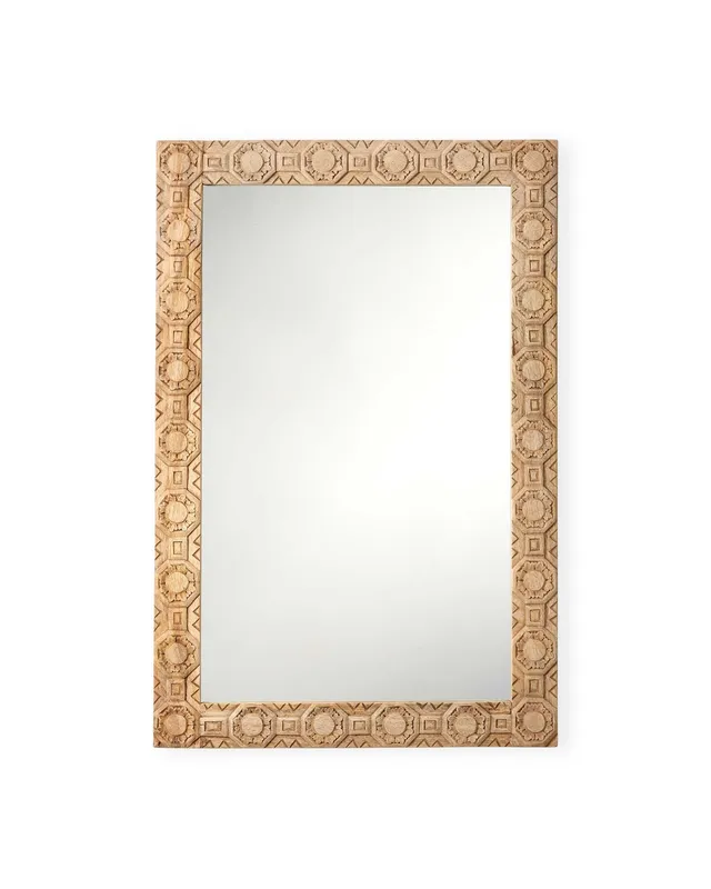 Relief Carved Rectangle Mirror — Jamie Young Co LED General Lighting  