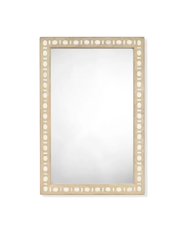 Sama Wood & Bone Inlay Mirror — Jamie Young Co LED General Lighting  