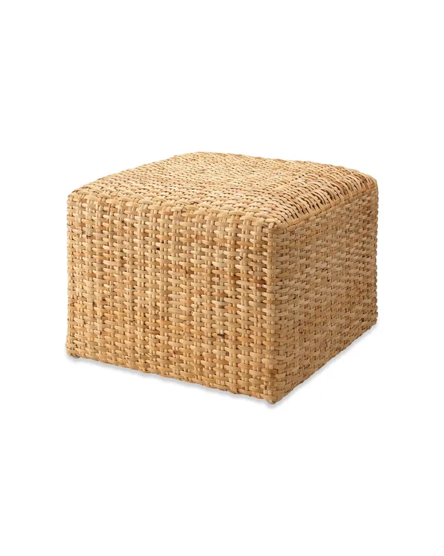 Rattan Ottoman — Jamie Young Co LED General Lighting  