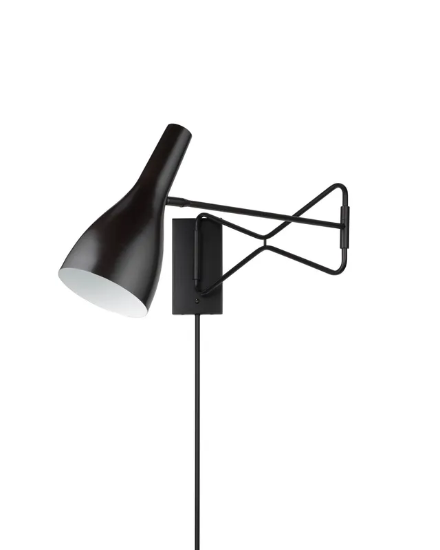 Lenz Swing Arm Sconce - Bronze — Jamie Young Co LED Wall Lights  