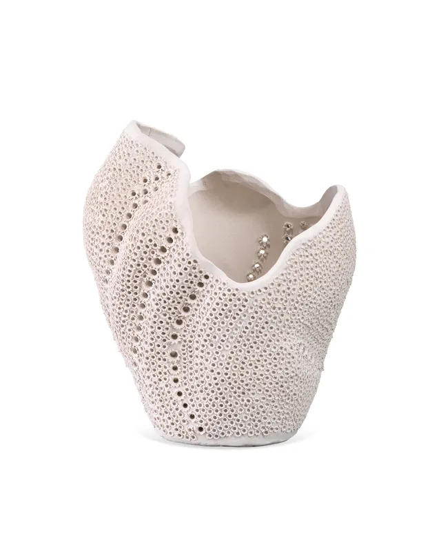 Eclipse Vase - White — Jamie Young Co LED General Lighting  