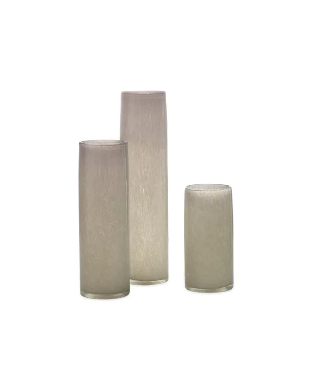 Gwendolyn Hand Blown Vases (Set Of 3) - Grey — Jamie Young Co LED General Lighting  