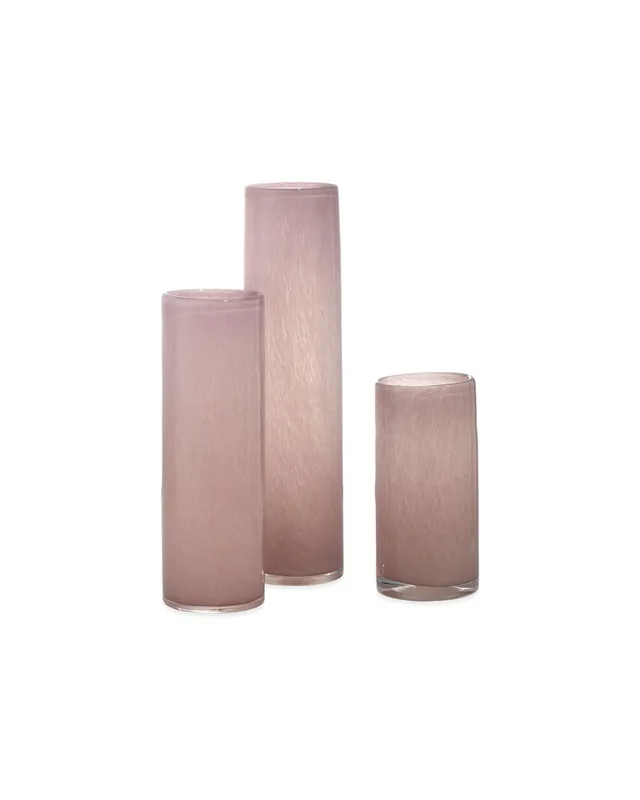 Gwendolyn Hand Blown Vases (Set Of 3) - Pink — Jamie Young Co LED General Lighting  