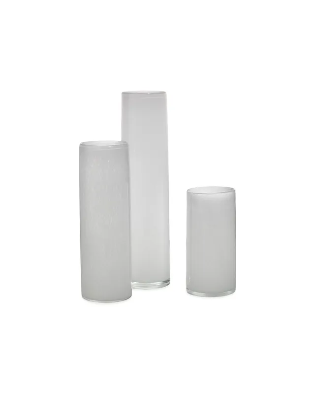 Gwendolyn Hand Blown Vases (Set Of 3) - White — Jamie Young Co LED General Lighting  