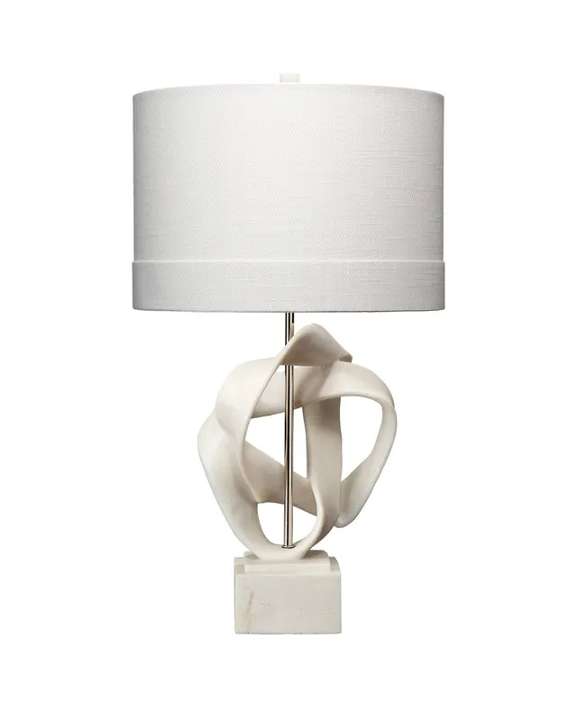 Intertwined Table Lamp - White — Jamie Young Co LED General Lighting  