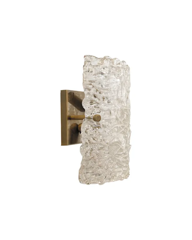 Swan Curved Glass Sconce — Jamie Young Co LED Wall Lights  