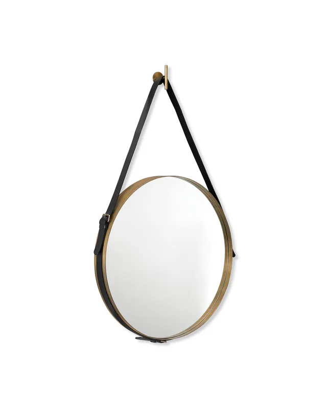 Round Mirror Brass - Large — Jamie Young Co LED General Lighting  