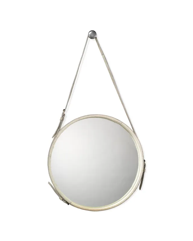 Round Mirror White - Large — Jamie Young Co LED General Lighting  