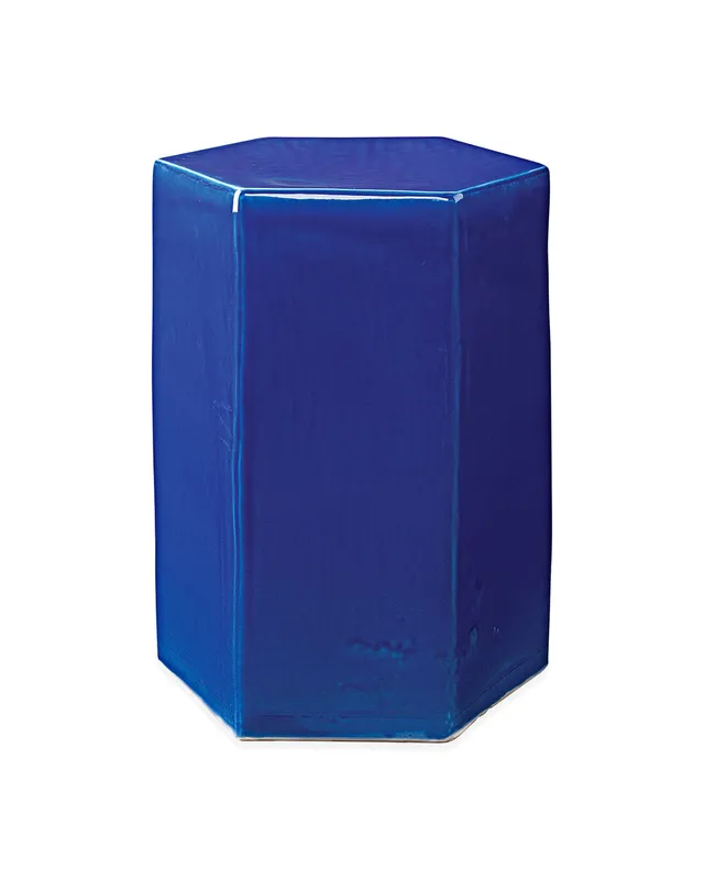 Porto Side Table Cobalt Blue - Large — Jamie Young Co LED General Lighting  