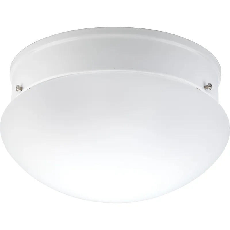 Two-Light 8 inch Close-to-Ceiling — Progress Lighting LED Post Top Lights  