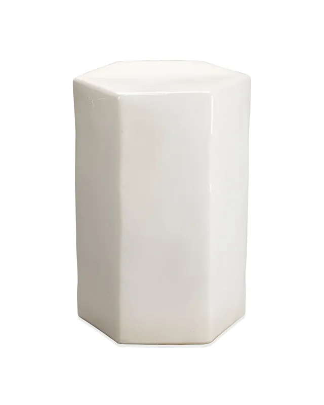 Porto Side Table White - Large — Jamie Young Co LED General Lighting  