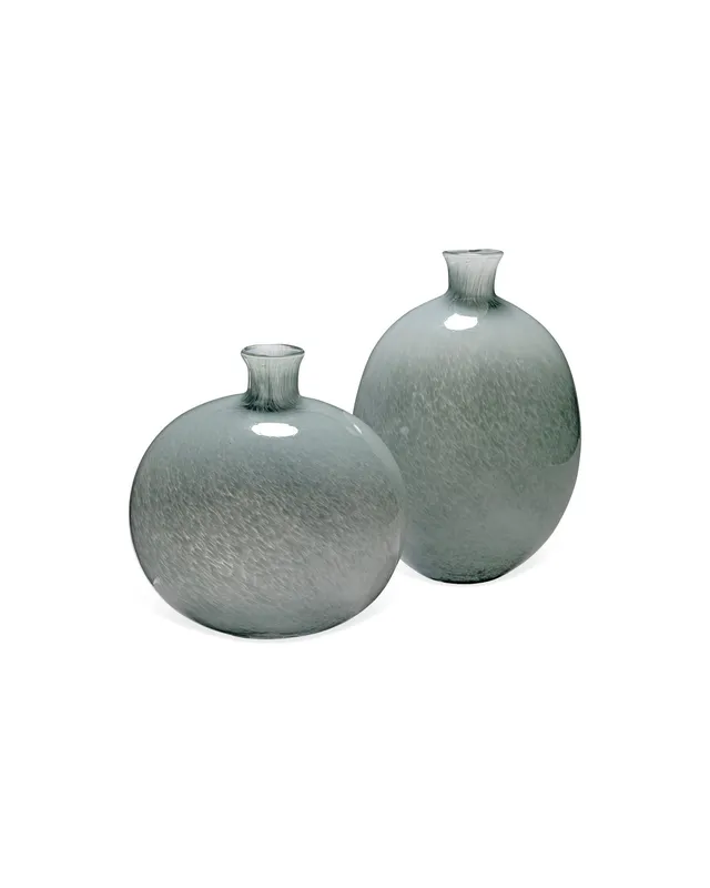 Minx Vase (Set Of 2) - Grey Blue — Jamie Young Co LED General Lighting  