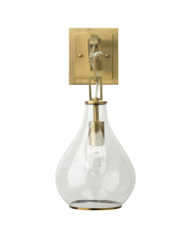 Tear Drop Wall Sconce - Brass — Jamie Young Co LED Wall Lights  