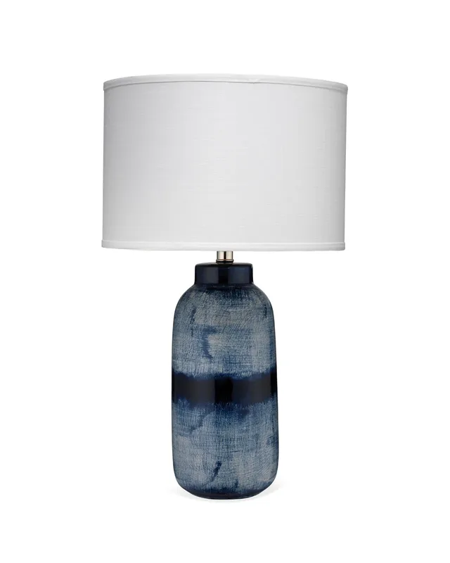 Batik Table Lamp Blue and White - Large — Jamie Young Co LED General Lighting  