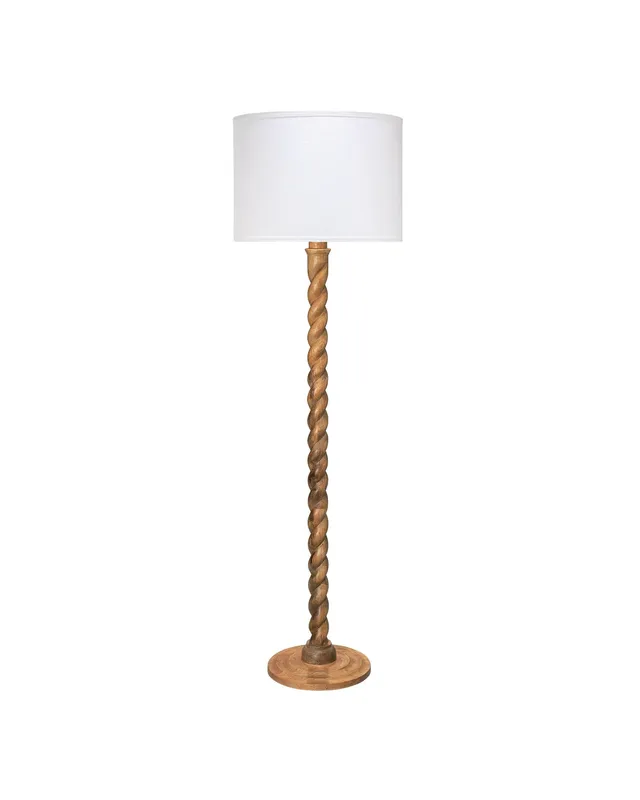 Barley Twist Floor Lamp Brown — Jamie Young Co LED General Lighting  