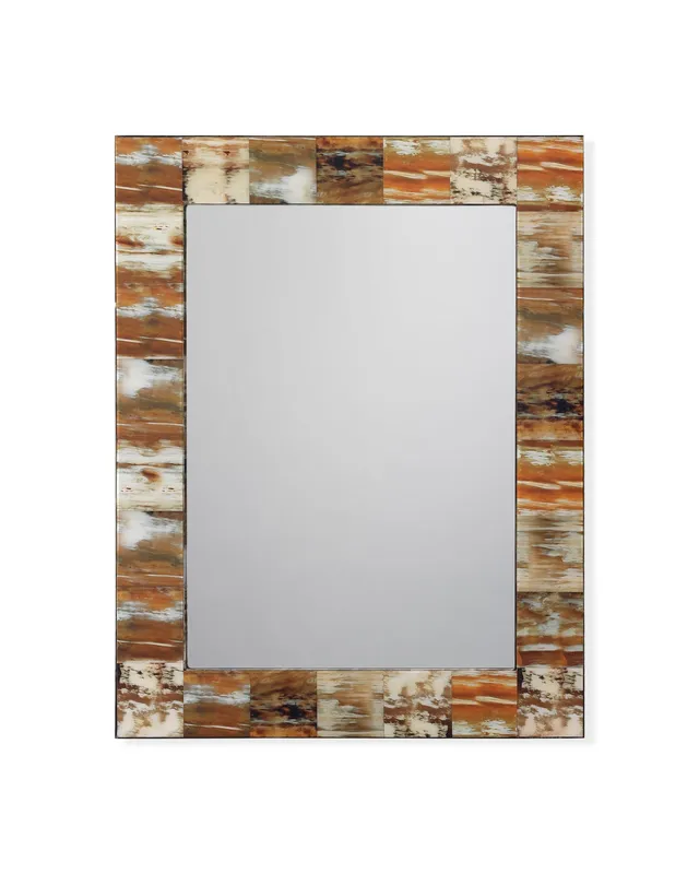 Faux Horn Rectangular Mirror — Jamie Young Co LED General Lighting  