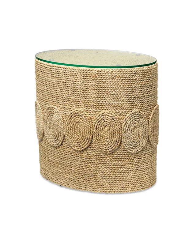 Barbados Oval Side Table — Jamie Young Co LED General Lighting  