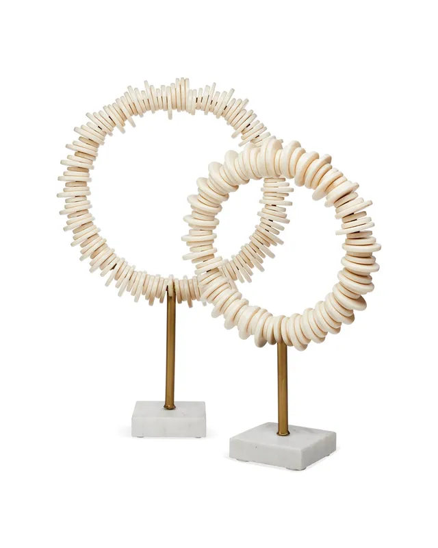Arena Ring Sculptures (Set Of 2) — Jamie Young Co LED Spotlights  