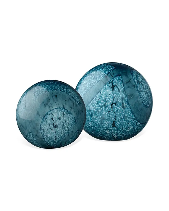 Indigo Cosmos Glass Spheres (Set Of 2) — Jamie Young Co LED General Lighting  