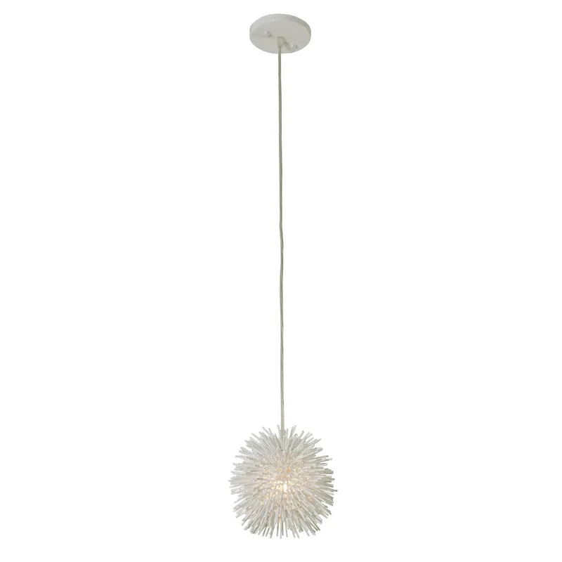 Urchin 1 Light Uber Mini Pendant - White — Varaluz Lighting LED Landscape Lights  