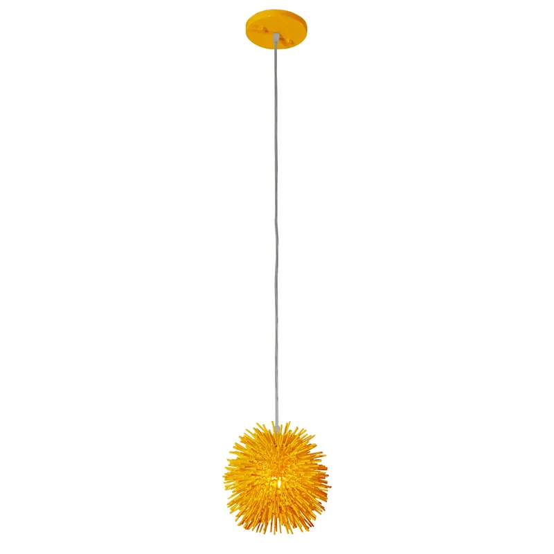 Urchin 1 Light Uber Mini Pendant - Un-Mellow Yellow — Varaluz Lighting LED Landscape Lights  