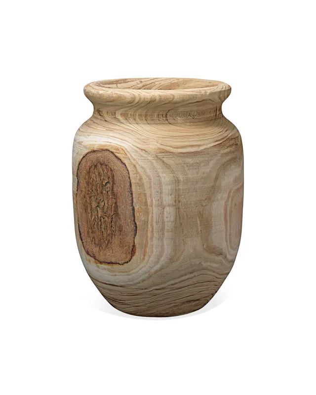 Topanga Wood Vase — Jamie Young Co LED General Lighting  