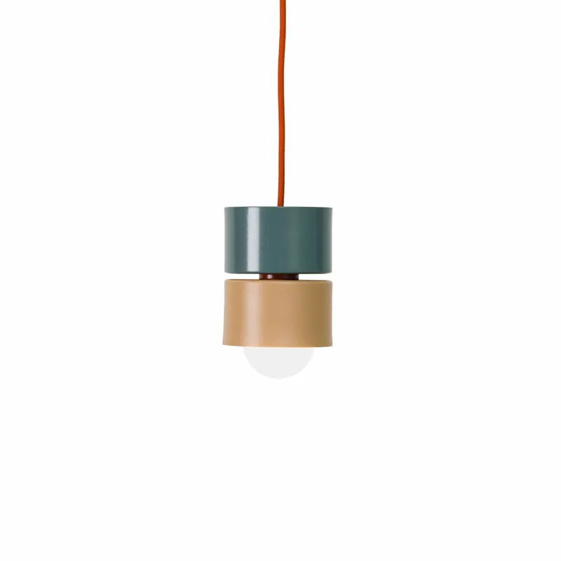 Puck Duo AiO Pendant - Chroma Color Block — Color Cord Company LED Pendant Lights  