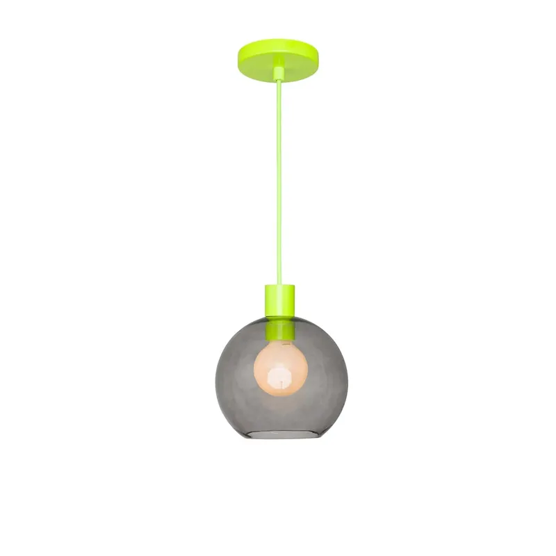 Totally! AiO 8in Globe Ceiling Pendant — Color Cord Company LED Pendant Lights  