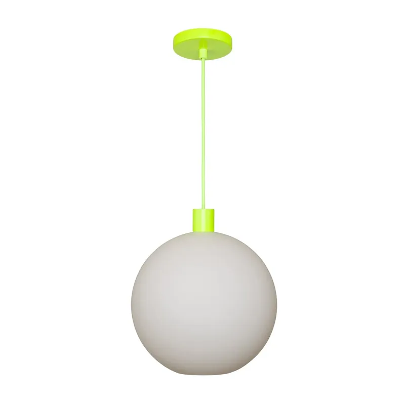 Totally! AiO 12in Globe Ceiling Pendant — Color Cord Company LED Pendant Lights  