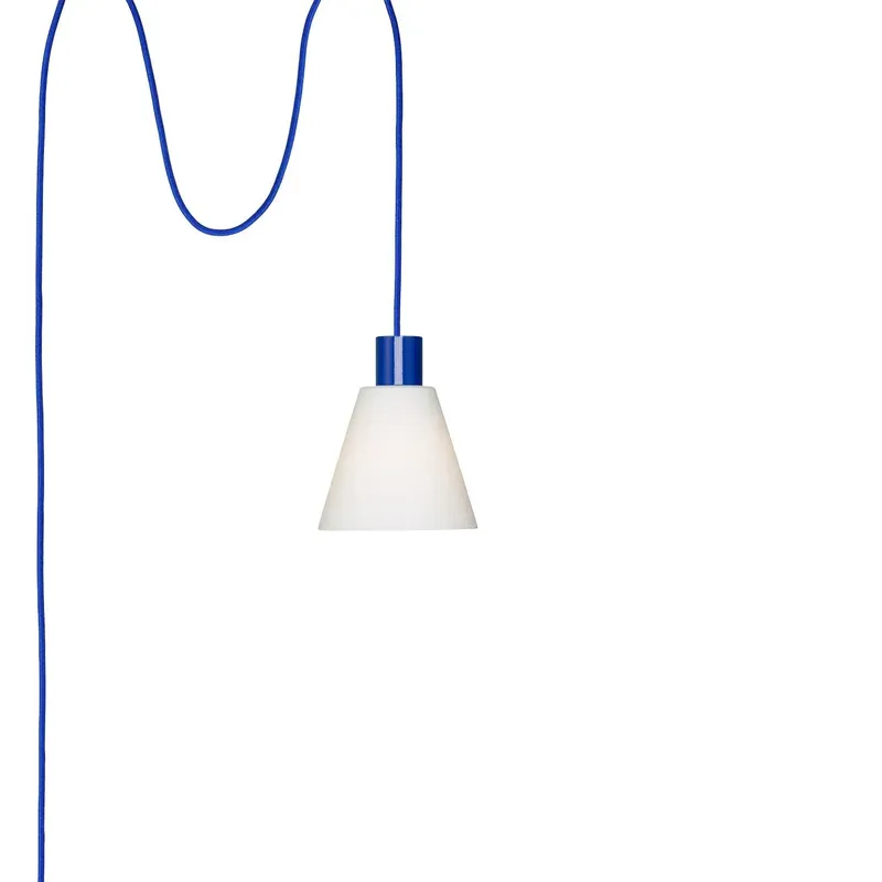 Totally! AiO Glass Cone Ceiling Plug-In Pendant | 6in or 11in — Color Cord Company LED Pendant Lights  