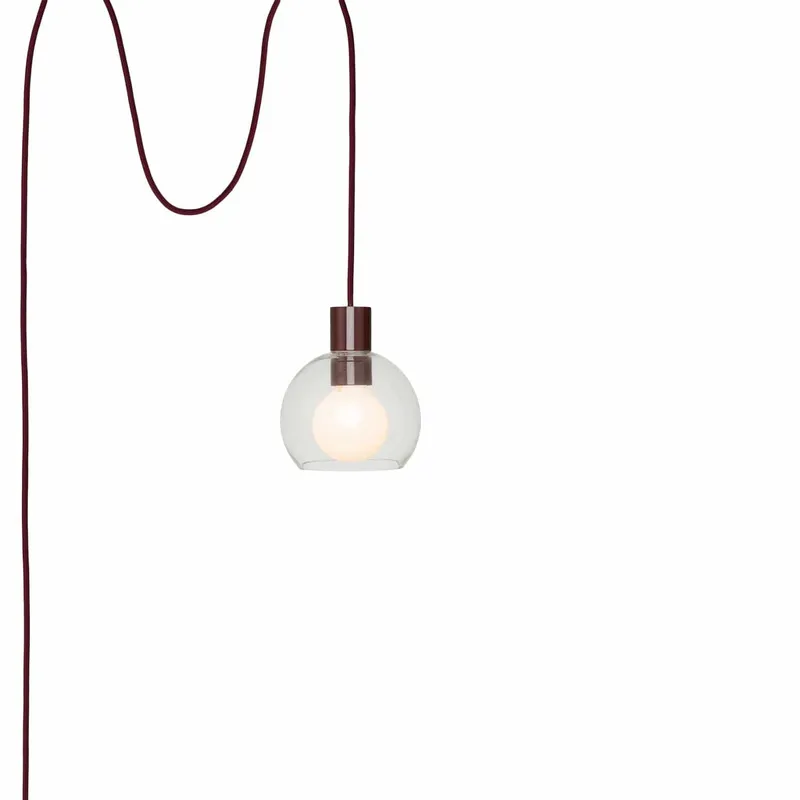 Totally! AiO 6in Globe Plug-In Pendant — Color Cord Company LED Pendant Lights  