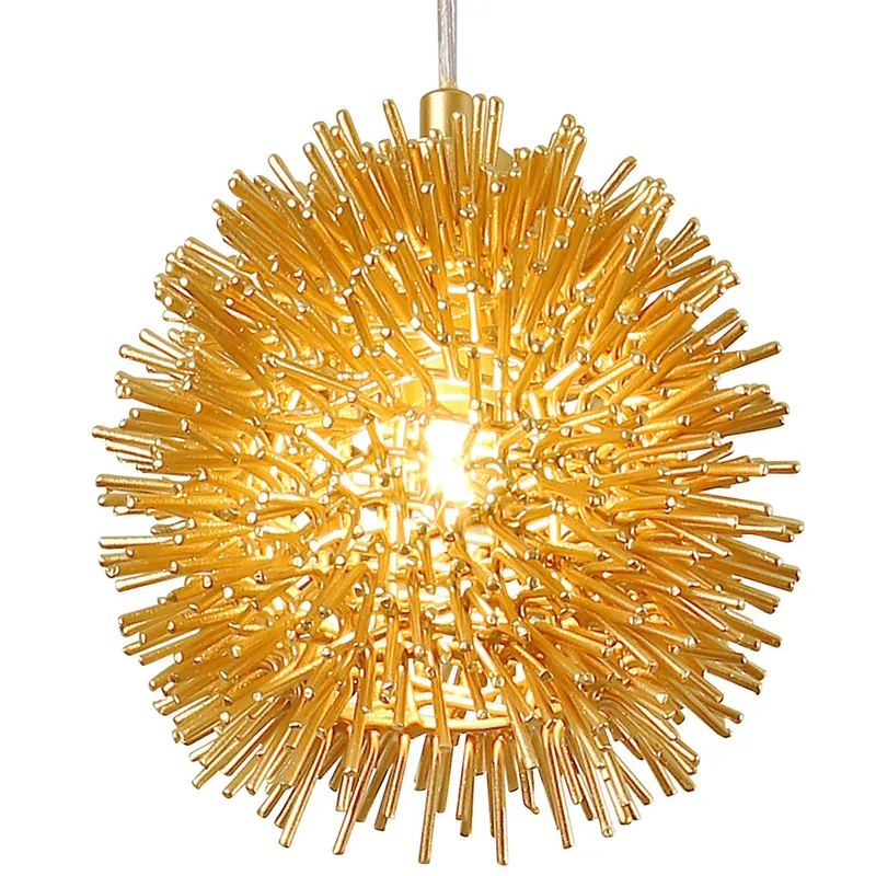 Urchin 1 Light Uber Mini Pendant - Gold — Varaluz Lighting LED Landscape Lights  