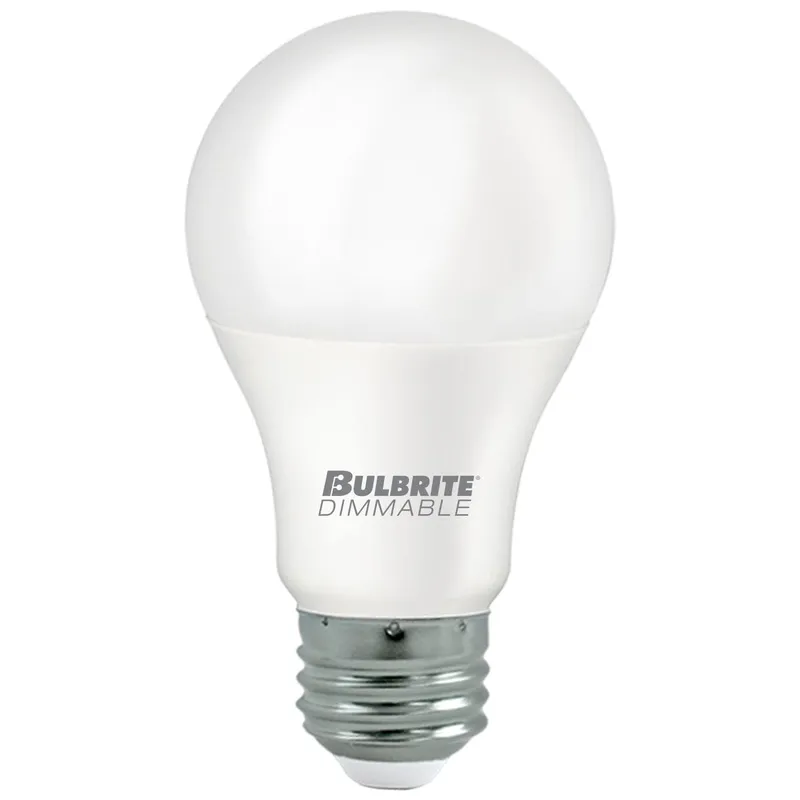 Basic A19 LED Milk Bulb - Dimmable — Color Cord Company LED Bulbs & Lamps 9.0W 2700K