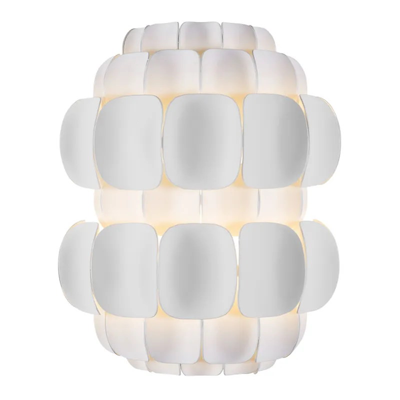 Swoon 1 Light Sconce - Matte White — Varaluz Lighting LED Wall Lights  