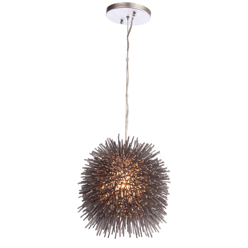 Urchin 1 Light Mini Pendant - Painted Chrome — Varaluz Lighting LED Landscape Lights  