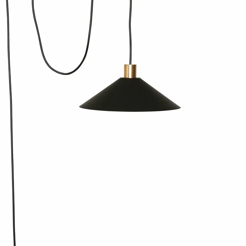 AiO Outdoor Pendant with Slope Shade — Color Cord Company LED Pendant Lights  