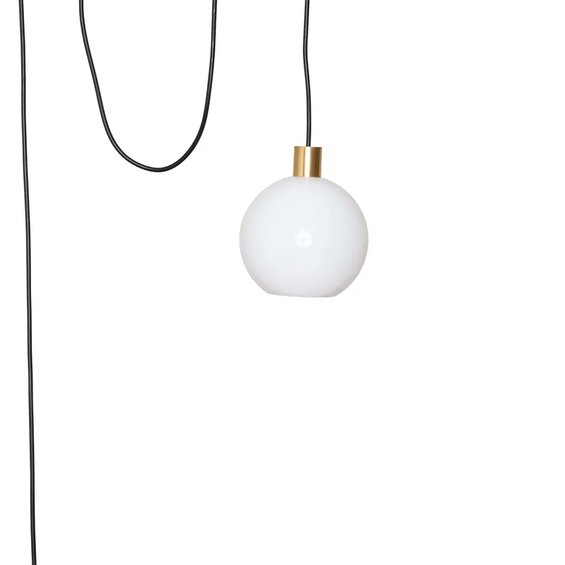 AiO Outdoor Pendant with 8" Acrylic Globe — Color Cord Company LED Pendant Lights  