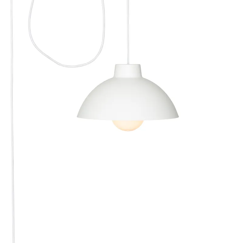 AiO Outdoor Pendant with Urban Dome Shade — Color Cord Company LED Pendant Lights  