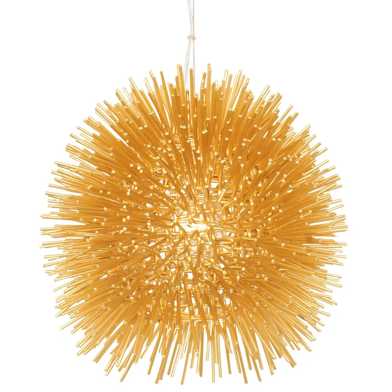 Urchin 1 Light Mini Pendant - Gold — Varaluz Lighting LED Landscape Lights  